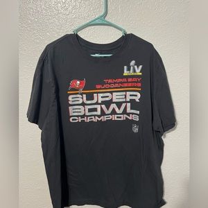 Men’s Nike Tampa Bay Buccaneers SuperBowl LIV championship shirt.